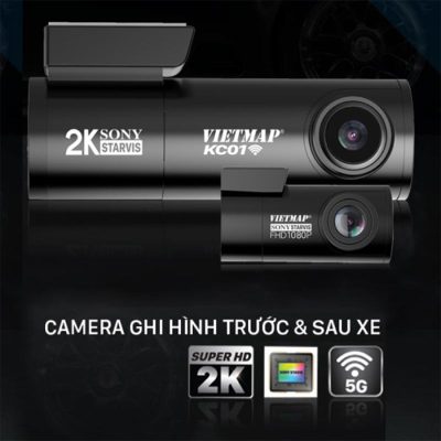 Camera Hành Trình Vietmap KC01 – Camera Ẩn Tích Hợp Ghi Hình Trước & Trong Xe