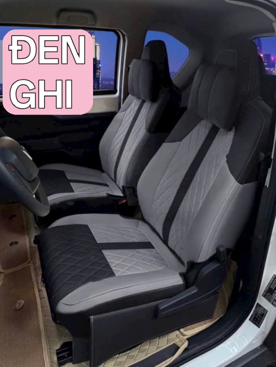 Bộ Áo Ghế Ô Tô VinFast VF2 Da Nappa Cao Cấp Chuẩn Form