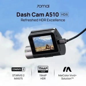 Camera Hành Trình 70mai A510 – Nâng Cấp Hoàn Hảo Với Ghi Hình Trước & Sau