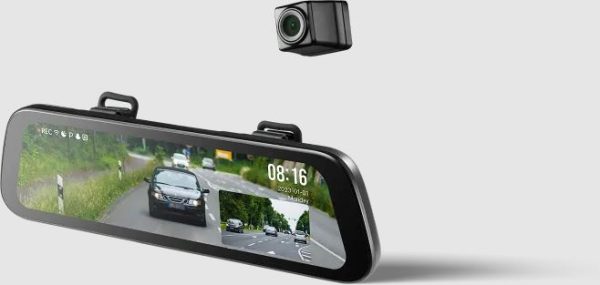 Camera Hành Trình Gương 70mai S500 – Camera Trước Sau, Chống Nước, Tích Hợp GPS