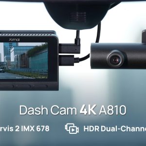 Camera Hành Trình 70mai A810 4K – Siêu Nét, Ghi Hình Trước & Sau