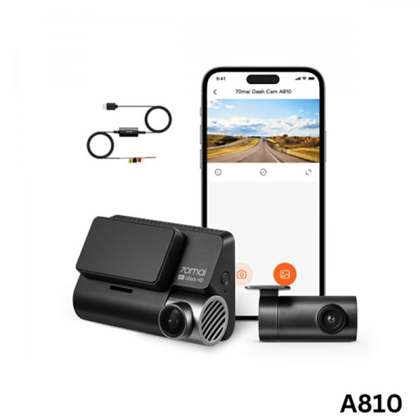 Camera Hành Trình 70mai A810 4K – Siêu Nét, Ghi Hình Trước & Sau