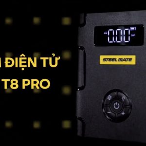 Bơm lốp ô tô Steelmate T8 Pro kiêm kích nổ