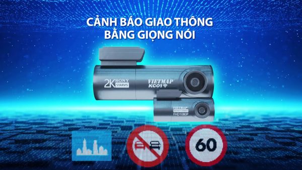 Vietmap KC01 – Camera Ẩn Tích Hợp Ghi Hình Trước & Trong Xe