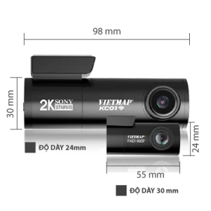 Camera Hành Trình Vietmap KC01 – Camera Ẩn Tích Hợp Ghi Hình Trước & Trong Xe
