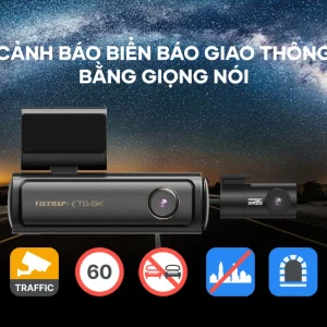 Camera Hành Trình Vietmap TS-5K – Ghi Hình Siêu Nét 5K, Tích Hợp Cảnh Báo ADAS