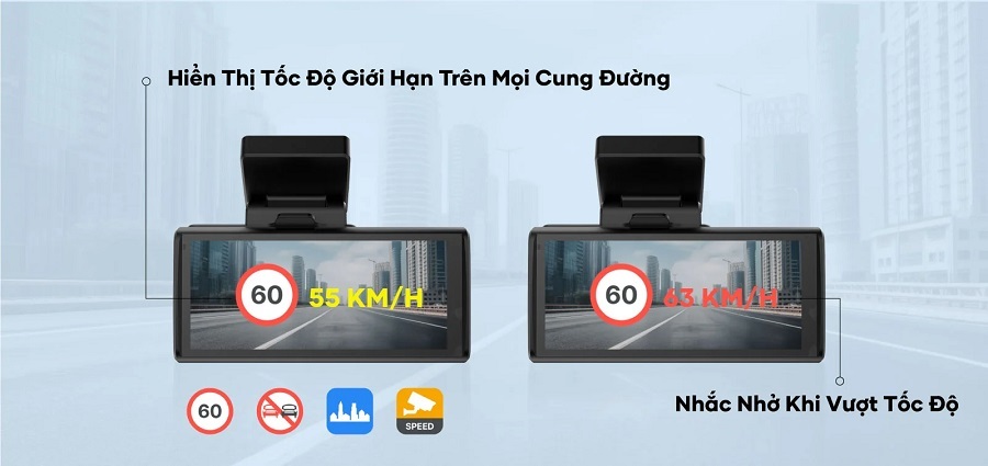 Camera Hành Trình Vietmap Speedmap M2 – Ghi Hình Sắc Nét, Cảnh Báo Tốc Độ GPS Chuẩn Xác
