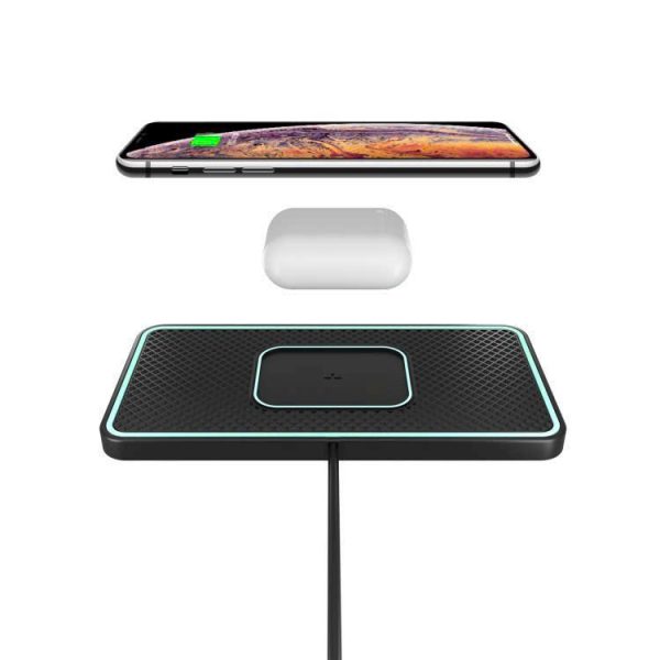 Sạc Không Dây Ô Tô Dạng Đế Sạc Miếng Lót Silicon – Giải Pháp Tiện Lợi Cho Người Lái Xe