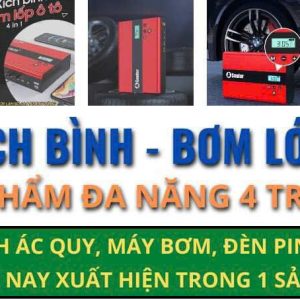 Bơm Lốp Kiêm Kích Bình Ô Tô Soulor 69800mAh