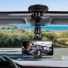 Giá đỡ điện thoại hút chân không xoay 360 kèm remote chụp hình tiện lọi