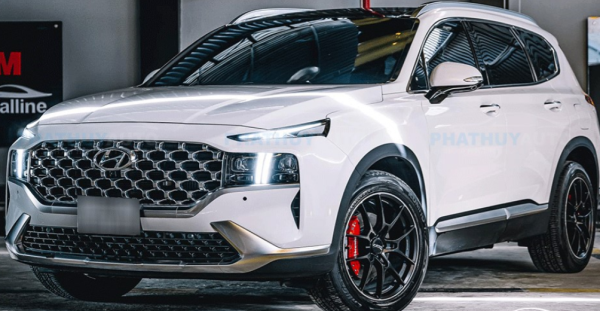 Ốp Má Phanh Brembo CNC Santafe 2020+