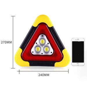 Đèn LED Cảnh Báo Nguy Hiểm Hình Tam Giác Cho Ô Tô