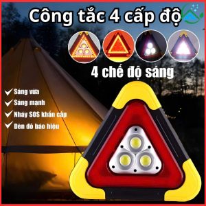 Đèn LED Cảnh Báo Nguy Hiểm Hình Tam Giác Cho Ô Tô