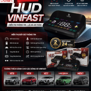 MÀN HÌNH HUD VINFAST VF5, VF6, VF7, LIMO GREEN, MPV7